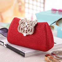 L.WEST® Women's Luxury With Diamonds Party/Evening Bag  