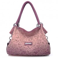  Women PU Barrel Shoulder Bag / Tote - Pink / Blue / Red / Gray / Khaki  