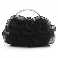 Silk Wedding / Special Occasion Clutches / Evening Handbags with flowers (More Colors)  