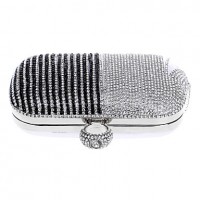 L.west Women Tassel Diamonds Evening Bag  