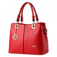 Women's Fashion Casual PU Leather Messenger Shoulder Bag/Totes  