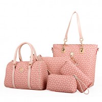   Women PU Barrel Shoulder Bag / Tote - White / Pink / Blue / Brown  