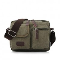 Fashion Men Women Canvas Messenger Shoulder Bag  