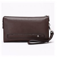 Men Cowhide Casual / Event/Party / Wedding / Office &amp; Career Clutch / Wallet / Checkbook Wallet - Brown / Black  