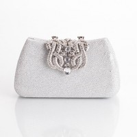 L.WEST® Women's Luxury With Diamonds Party/Evening Bag  