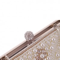 L.WEST®  Women's  Event/Party / Wedding / Evening Bag Pearl Diamonds Delicate Handbag  