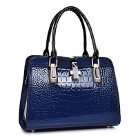  Women Patent Leather Doctor Shoulder Bag / Tote - White / Blue / Red / Black  