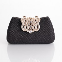 L.WEST® Women's Luxury With Diamonds Party/Evening Bag  