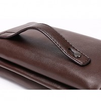 Men Cowhide Casual / Event/Party / Wedding / Office &amp; Career Clutch / Wallet / Checkbook Wallet - Brown / Black  