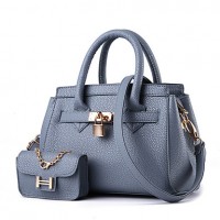 Women's Fashion Casual PU Leather Messenger Shoulder Bag/Handbag Tote  