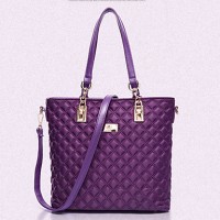  Women PU / Nylon Barrel Shoulder Bag / Tote / Satchel / Clutch - Purple / Blue / Red / Black  