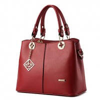 Women's Fashion Casual PU Leather Messenger Shoulder Bag/Totes  