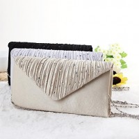 Women's European and American diamond satin evening bag handbag  