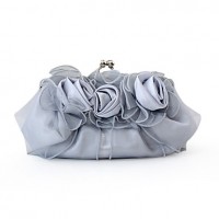 Handbags/ Clutches In Gorgeous Satin/ Tulle Shell More Colors Available  