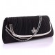 Women's Multicolored satin clutch handbag chain fashion Shoulder Messenger  