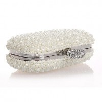 Metal Wedding/Special Occasion Clutches/Evening Handbags with Rhinestones/Imitation Pearls (More Colors)  