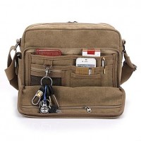 Cool Men Women Canvas Messenger Shoulder Bag  