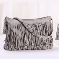 Women's Fringe Tassel Messenger Crossbody Shoulder Bag  